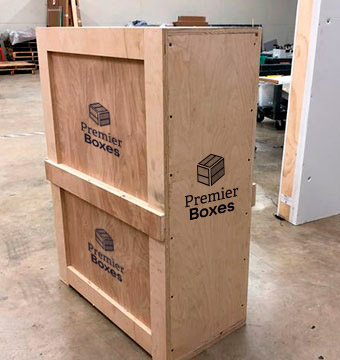 Wrap-around plywood boxes